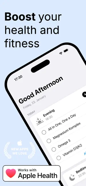 Boost - Supplement Tracker screenshot 1
