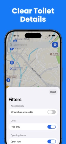 Toilet Finder - WC Map iPhone screenshot