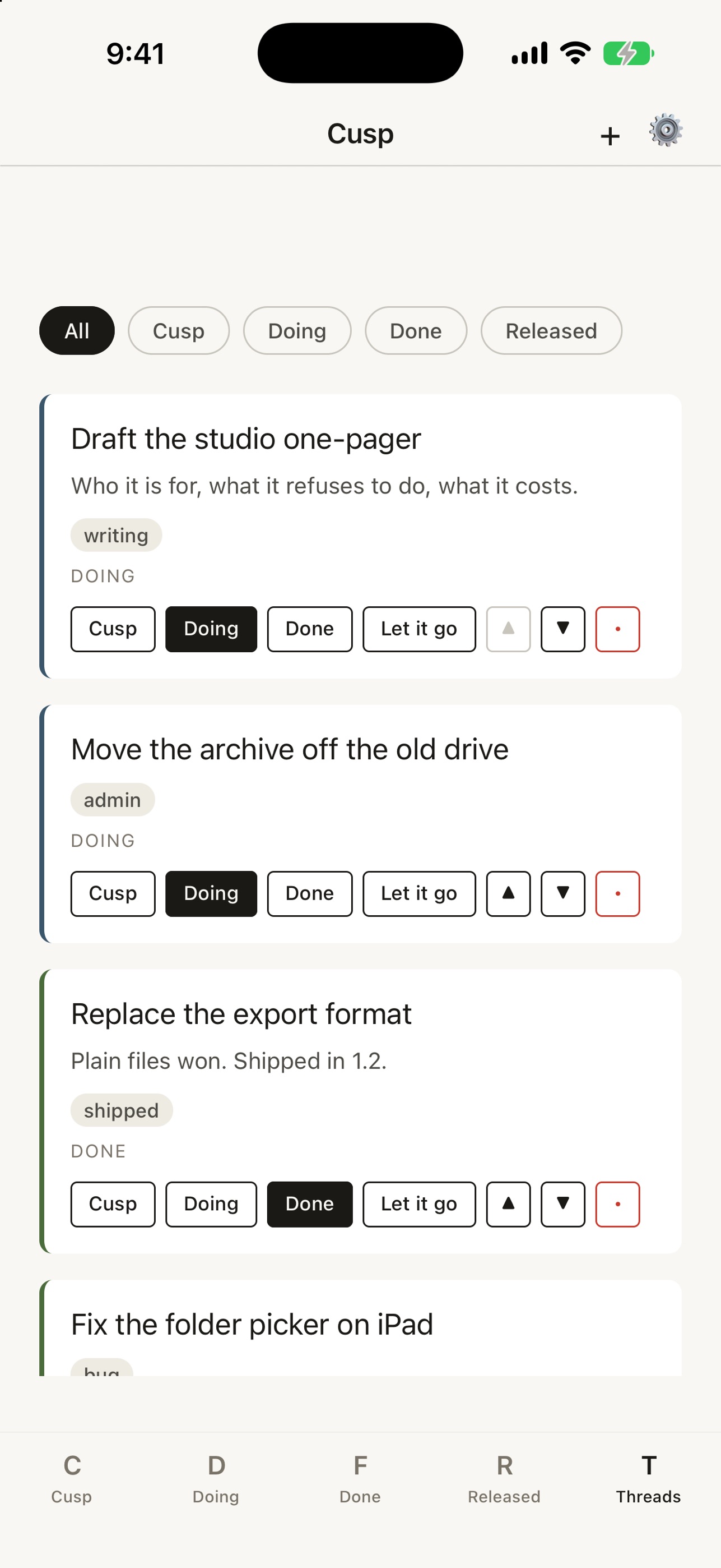 Screenshot 3 of Cusp: Start, Finish, or Let Go