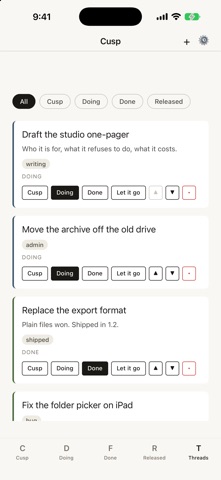 Cusp: Start, Finish, or Let Go Screenshot 3 of 3