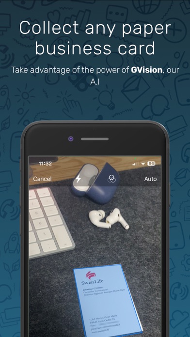 Glibl - Business card Screenshot
