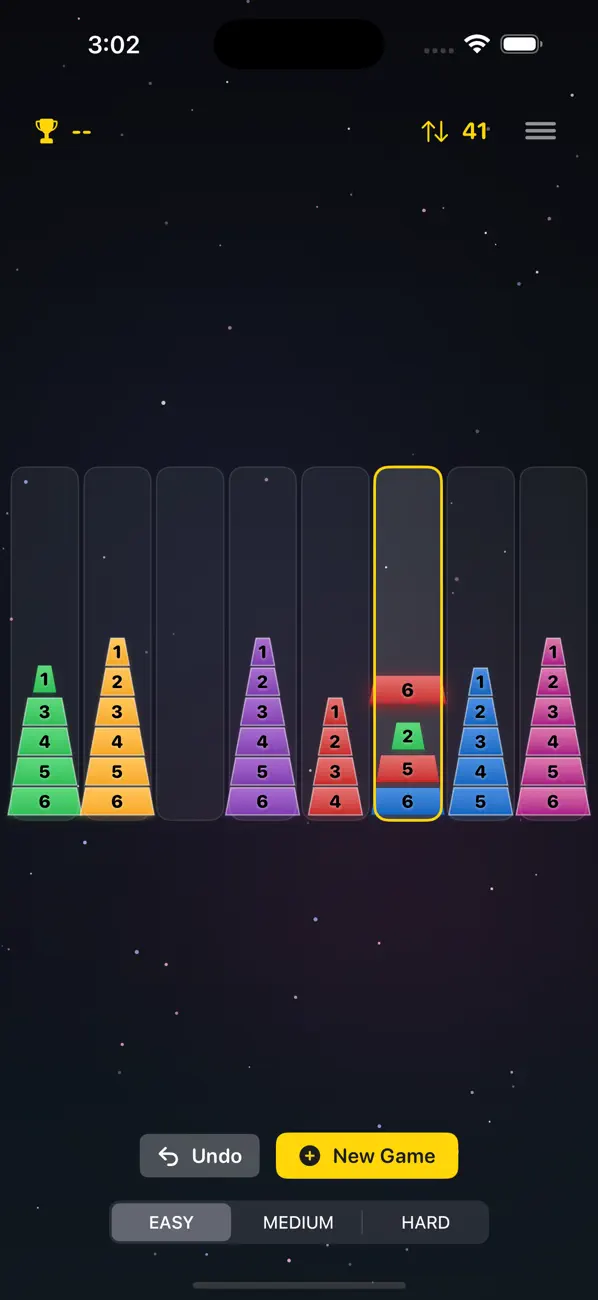 Screenshot #2 pour Block Tower Sort Puzzle Game