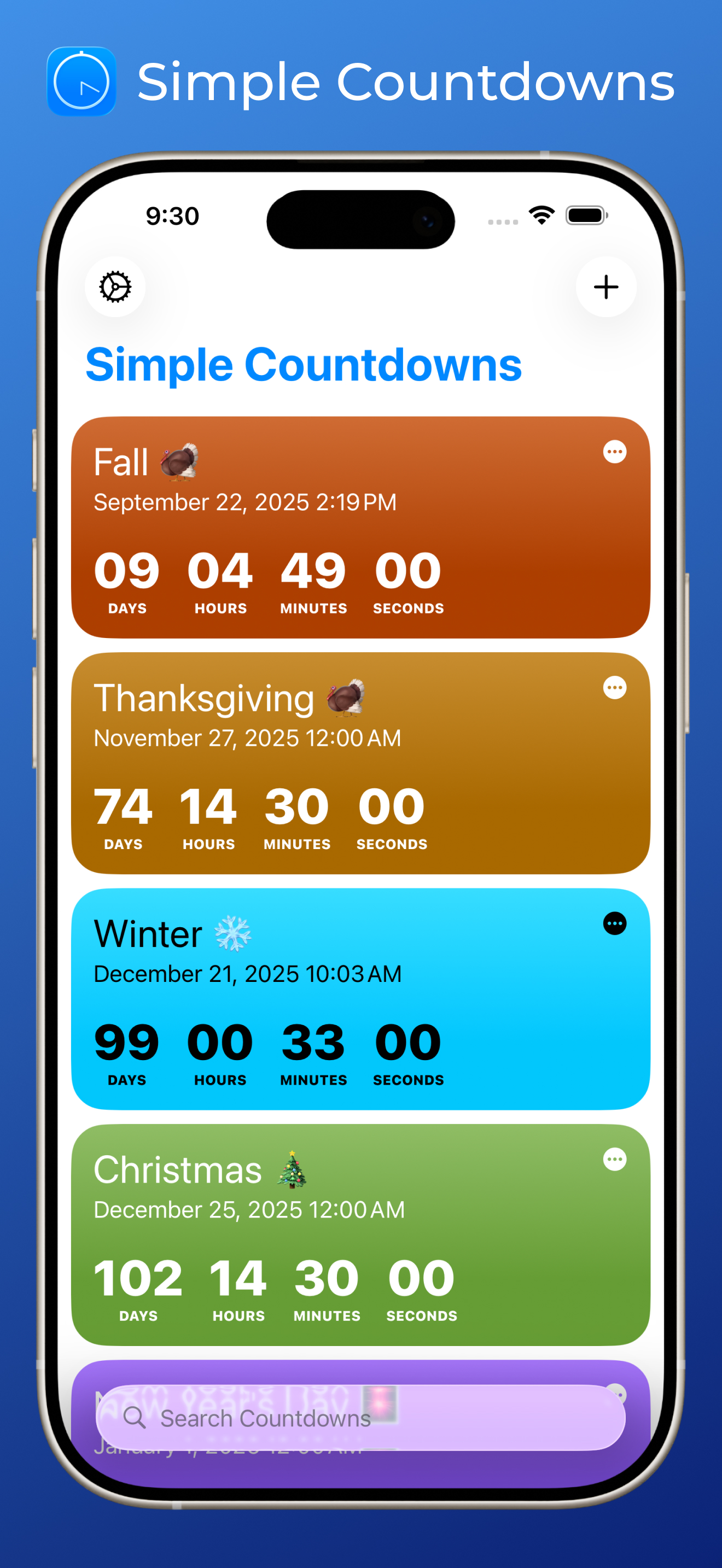 Simple Countdowns