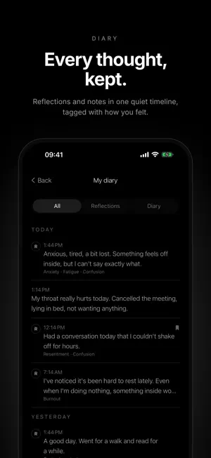 Reflekt: AI Reflection Diary screenshot 2