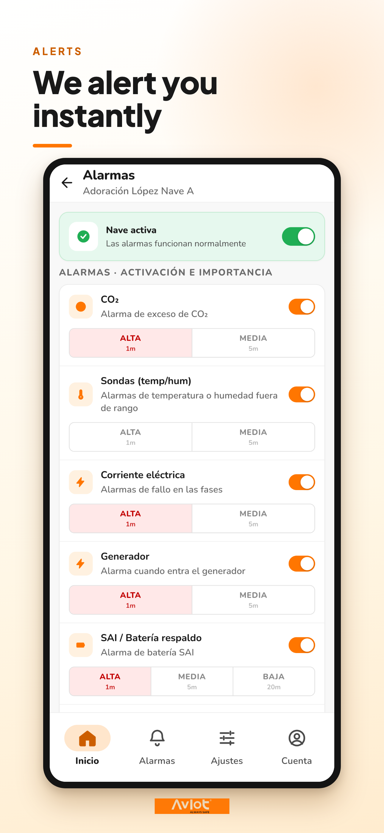 AVIOT · Farm Alarms screenshot 4