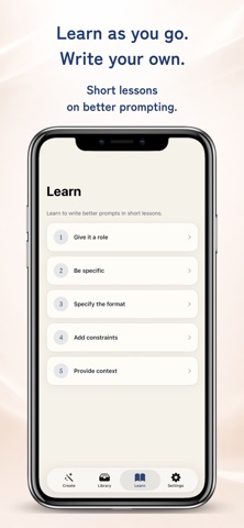 AI-PromptCraft: Prompt Builder iPhone screenshot