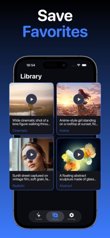 ClipCraft - AI Video Generator iPhone screenshot