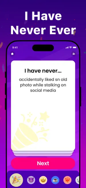 Never Have i Ever: Party Game screenshot 1