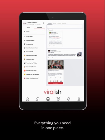 Viralish iPad screenshot