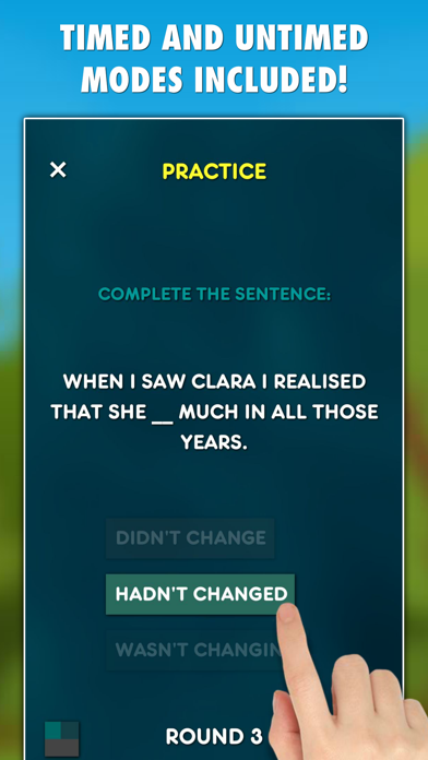 Screenshot #3 pour Past Tenses Grammar Test