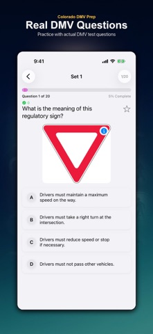 CO DMV Prep iPhone screenshot