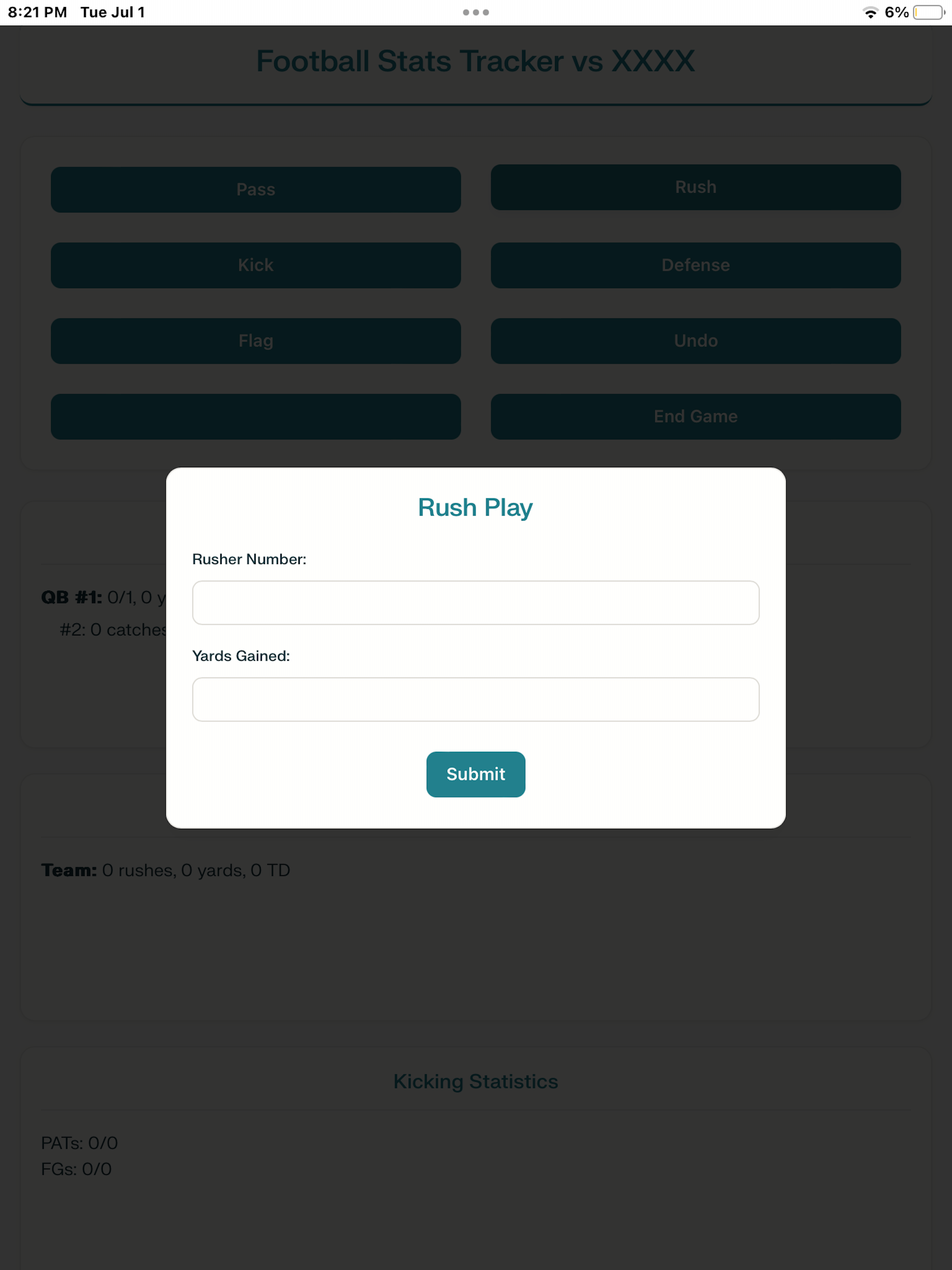 Football Stat Tracker Pro screenshot 13