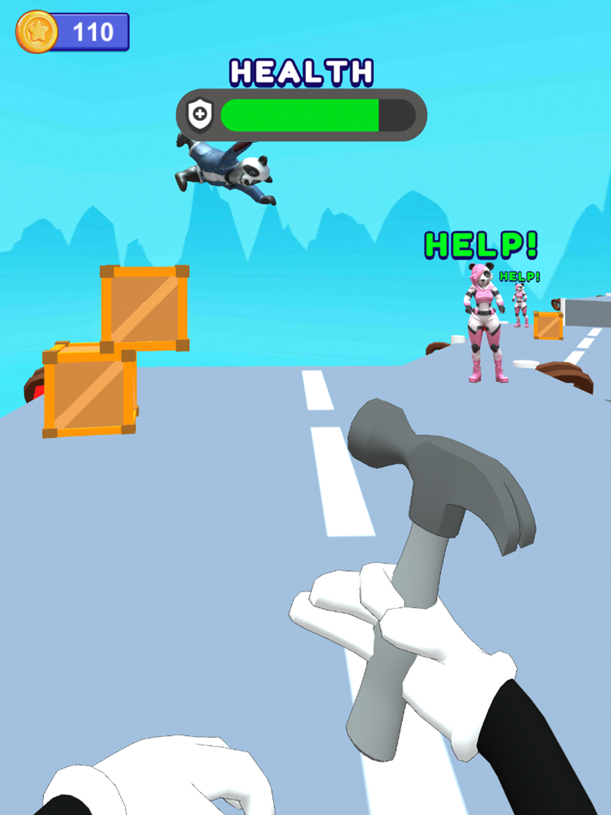 Hit Panda: Weapon Shooter screenshot 5