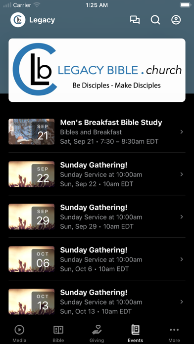 Screenshot #3 pour Legacy Bible.church
