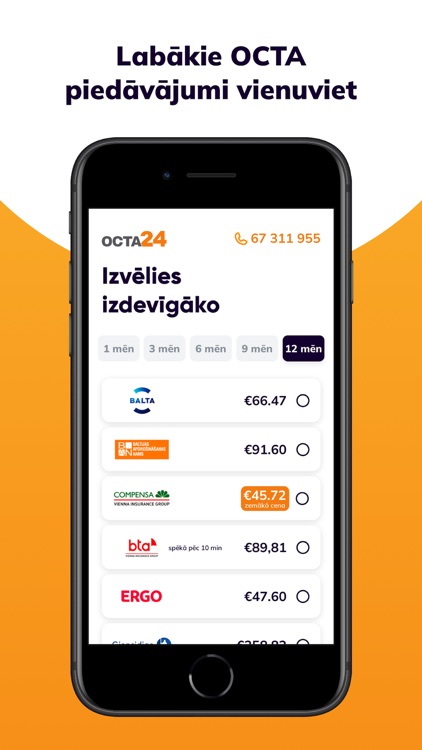 Octa24 Apdrošināšana screenshot-3