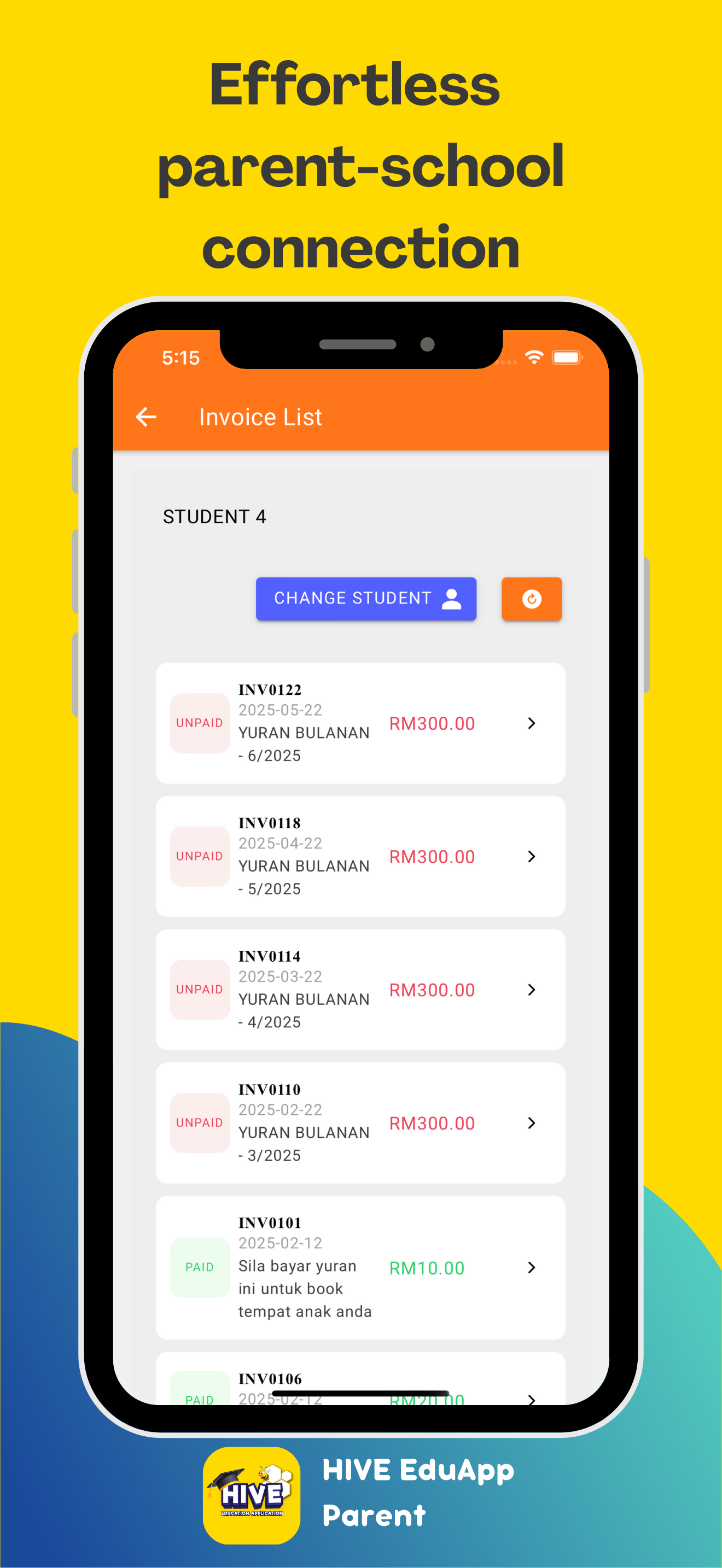 HIVE EduApp Parent