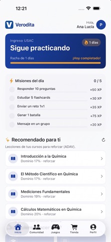 Verodita: tu examen ganado screenshot