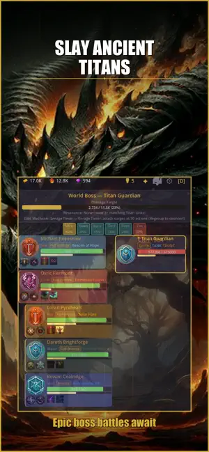Titan Saga - Idle screenshot 4