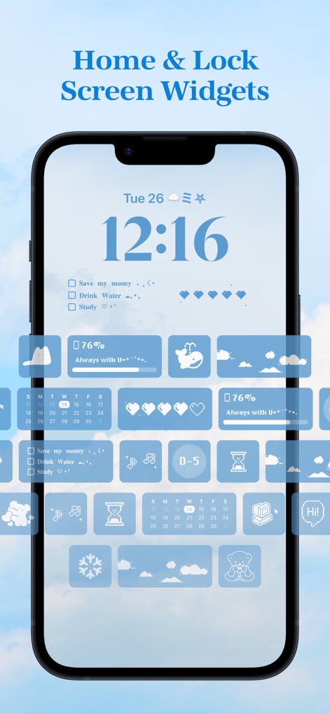 Photo Widget - Themes & Icons - See how Photo Widget - Themes & Icons offers diverse lock screen widgets and small, functional home screen widgets for daily utility.