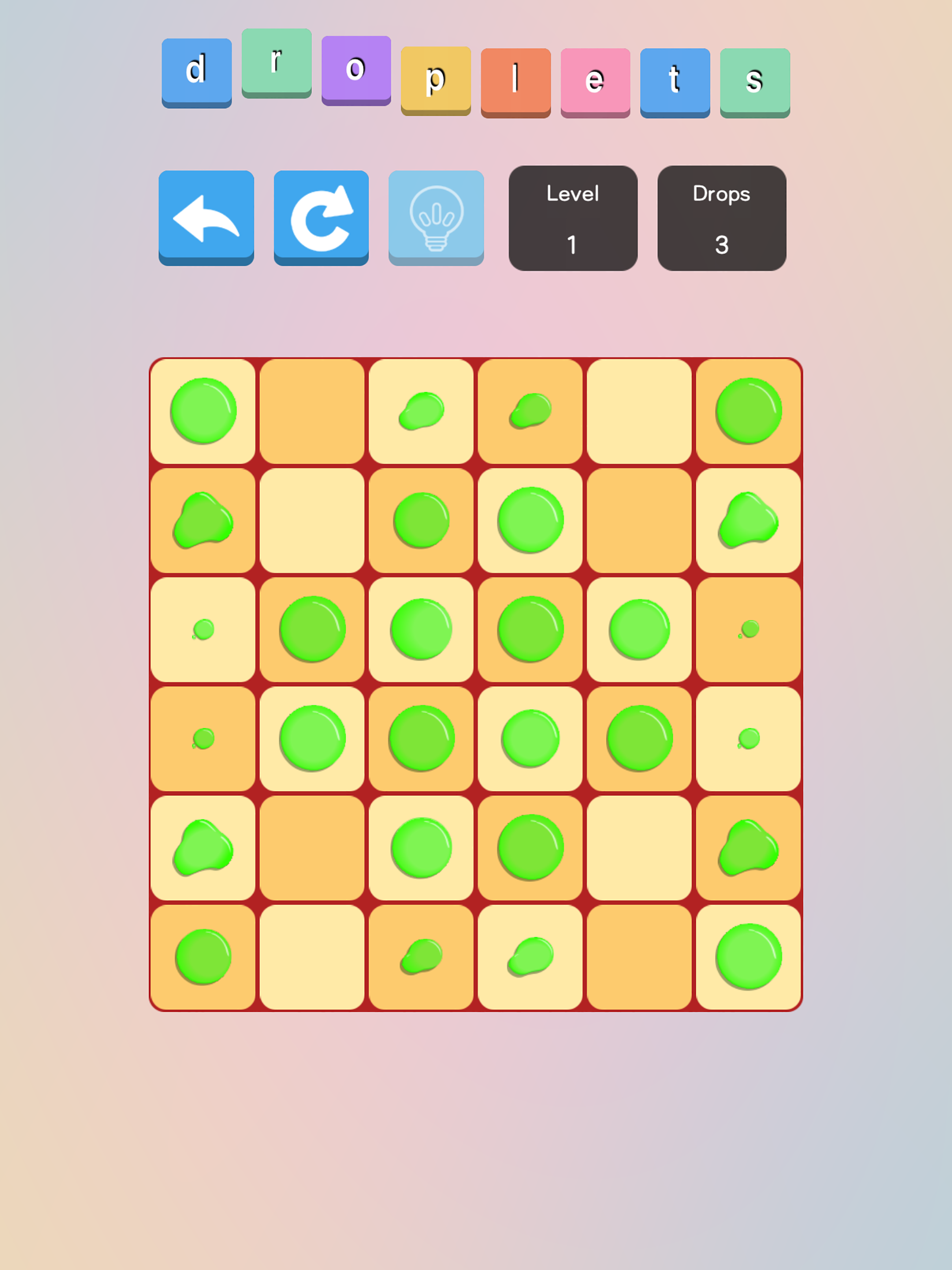 Droplet Puzzle