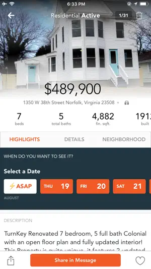 REIN Real Estate and Rentals screenshot 2