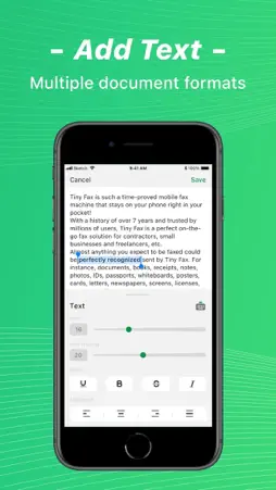 Tiny Fax: Send Fax From iPhone screenshot 5