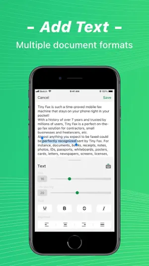 Tiny Fax: Send Fax From iPhone screenshot 5