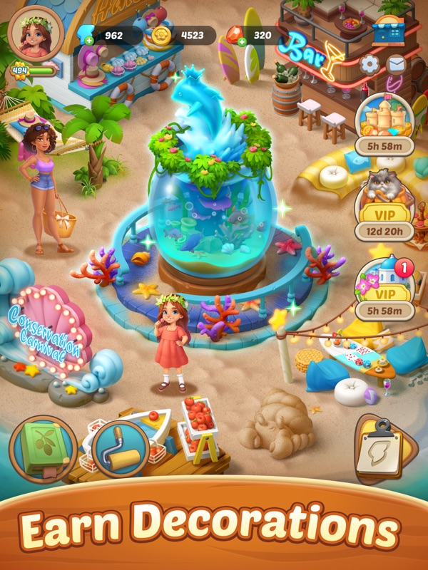 Seaside Escape®: Merge & Story screenshot 11