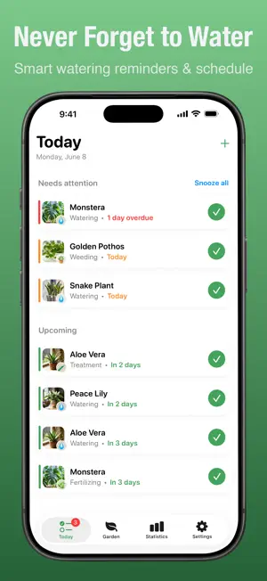 Foliage: Plant Care Reminder screenshot 1