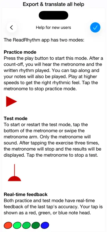 Rhythm Sight Reading Trainer screenshot 10 of 10