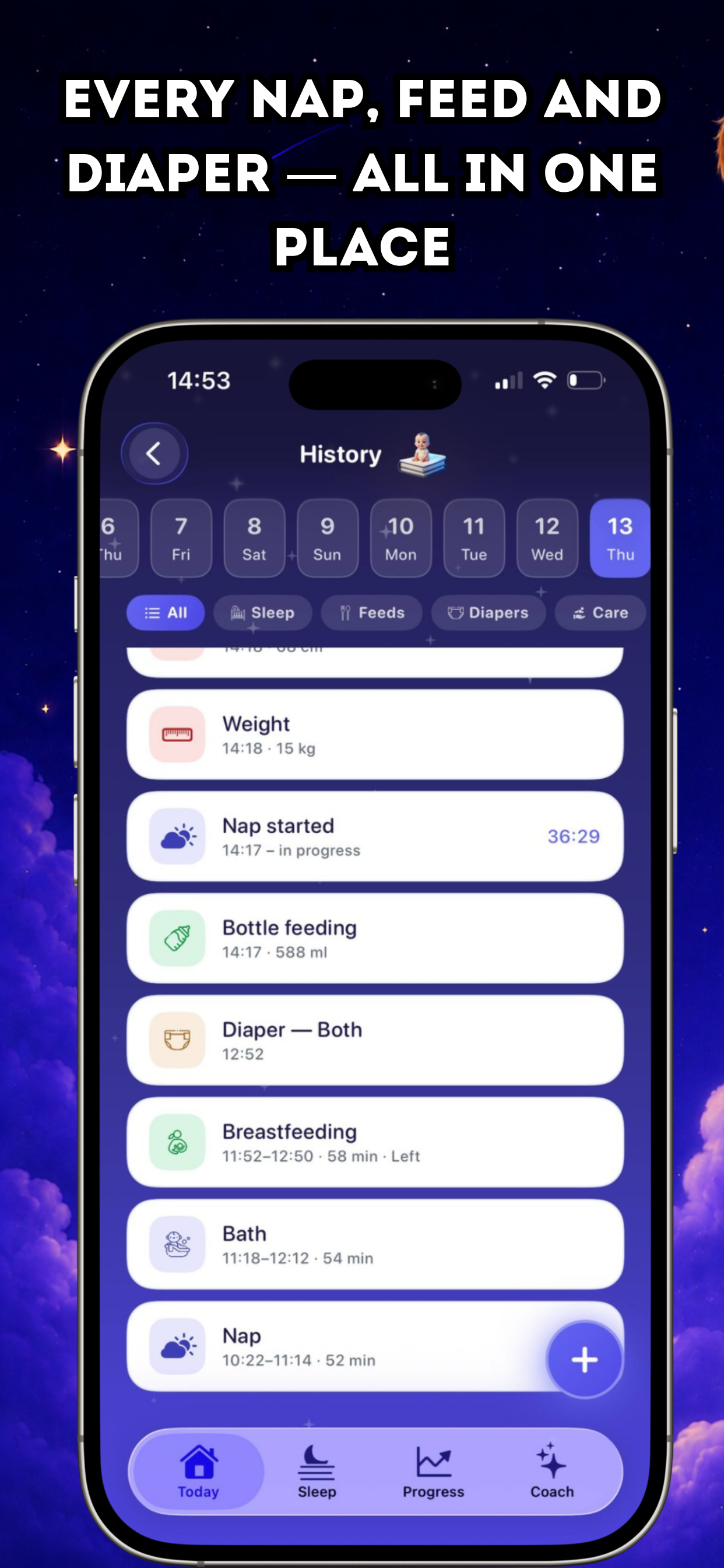 Yorix: AI Baby Sleep Tracker screenshot 2