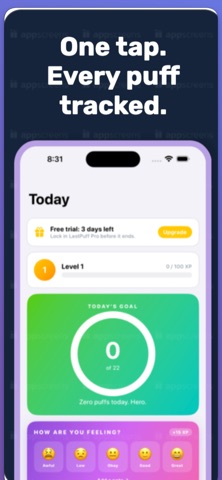 LastPuff:Quit Smoking Tracker Screenshot 1 of 6