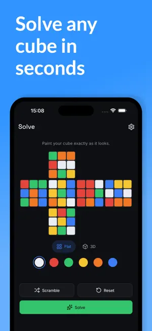 Cube Solver & Timer - Cuby Pro screenshot 1