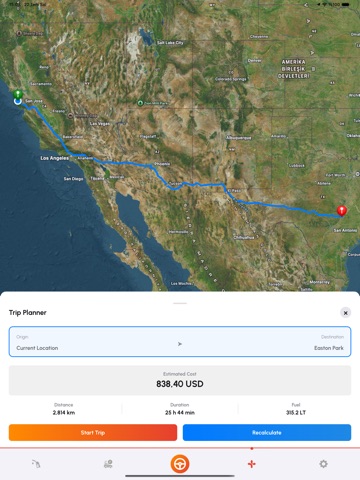 Live Fuel Usage : Fuel Meter iPad screenshot