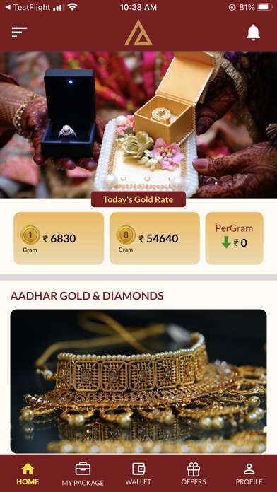 Aadhar Gold & Diamonds Screenshot