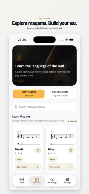 OudTuner: Arabic Oud Tuner screenshot 3