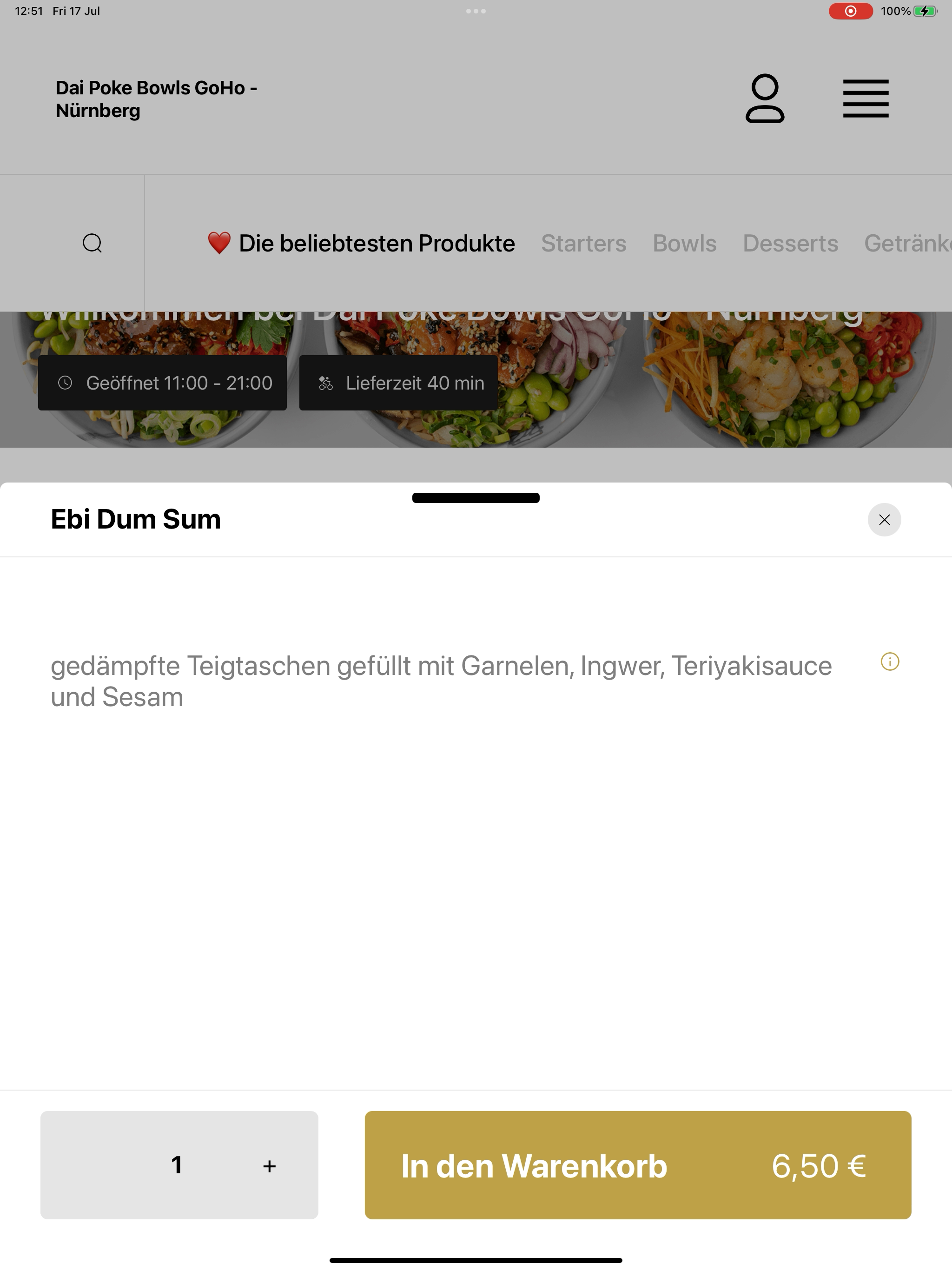 Dai Poke & Fusion Delivery screenshot 13