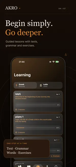 AKRO: Ancient Greek & Latin screenshot 4