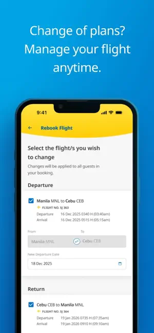 Cebu Pacific iPhone screenshot 4