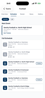 Arlington High Athletics screenshot 2