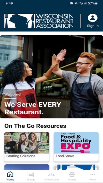 Wisconsin Restaurant Assn Screenshot