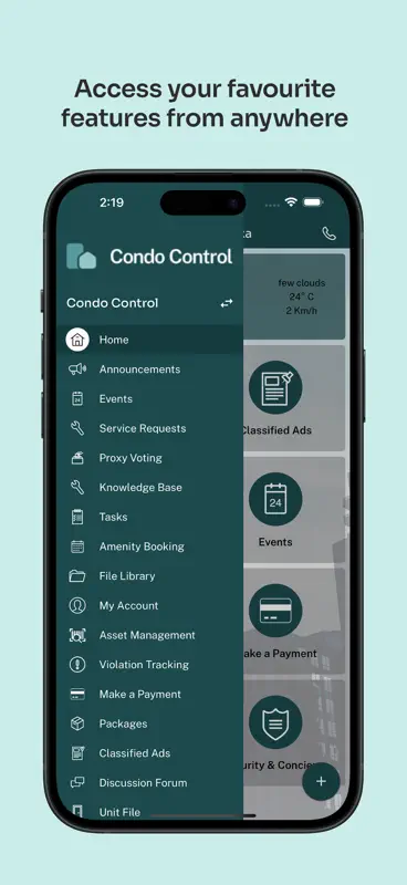Condo Control App screenshot 2 of 5