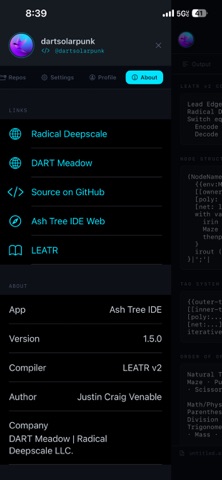 Ash Tree IDE screenshot
