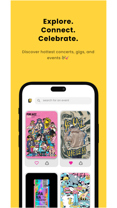 Buzzing - find gigs and events Screenshot