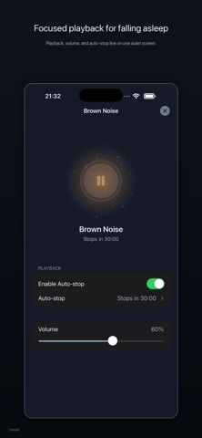 Unrush Sleep: White Noise iPhone screenshot
