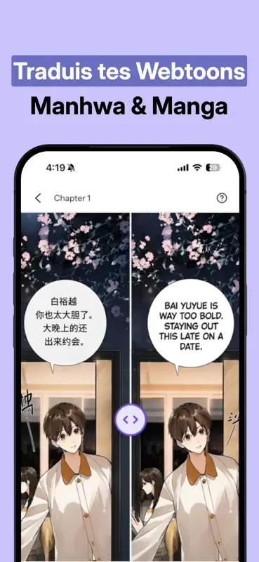 OpenToon - Traducteur Webtoon screenshot 1 of 4