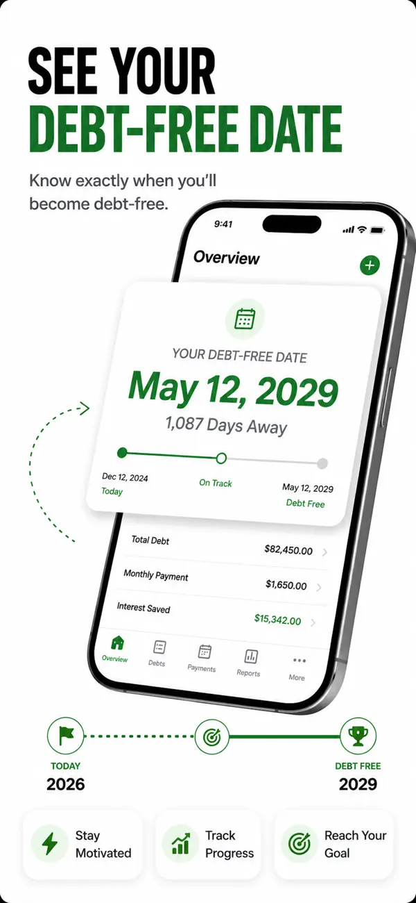 Debt Free –Pay Off Debt Faster Screenshot 2