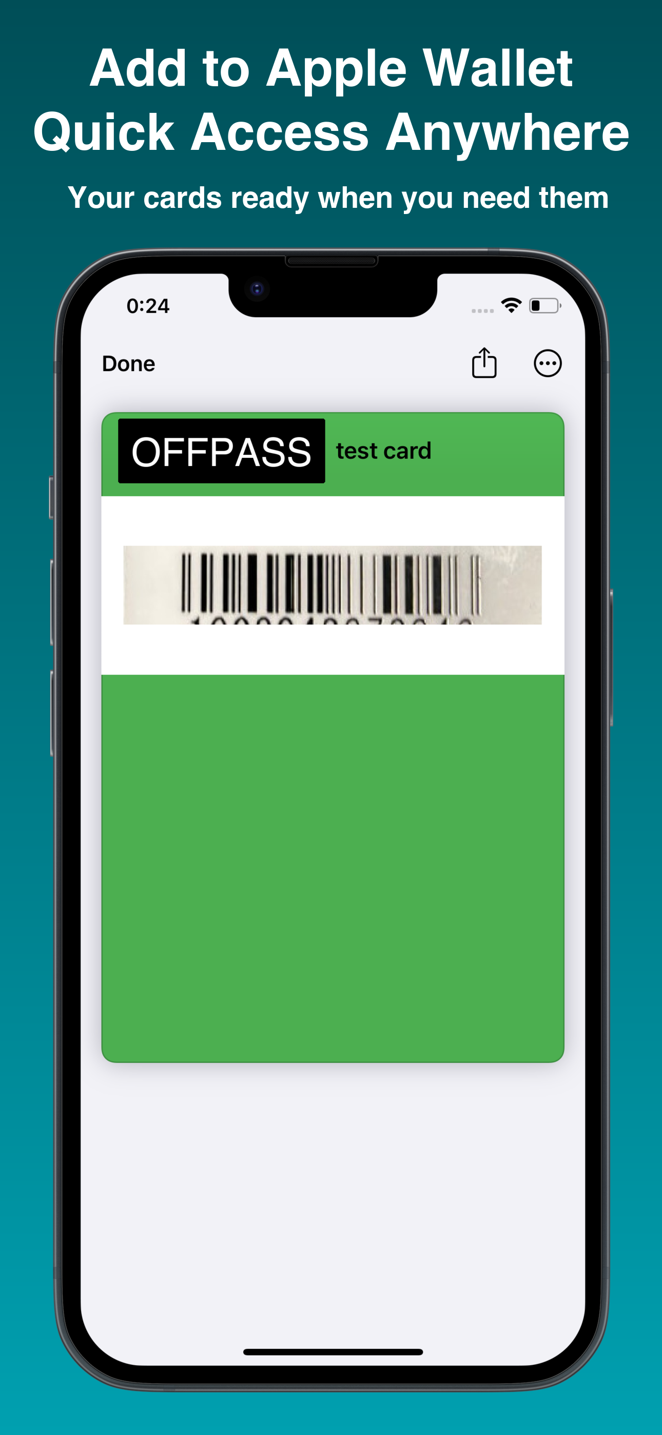 OffPass - Local Card Codes screenshot 4
