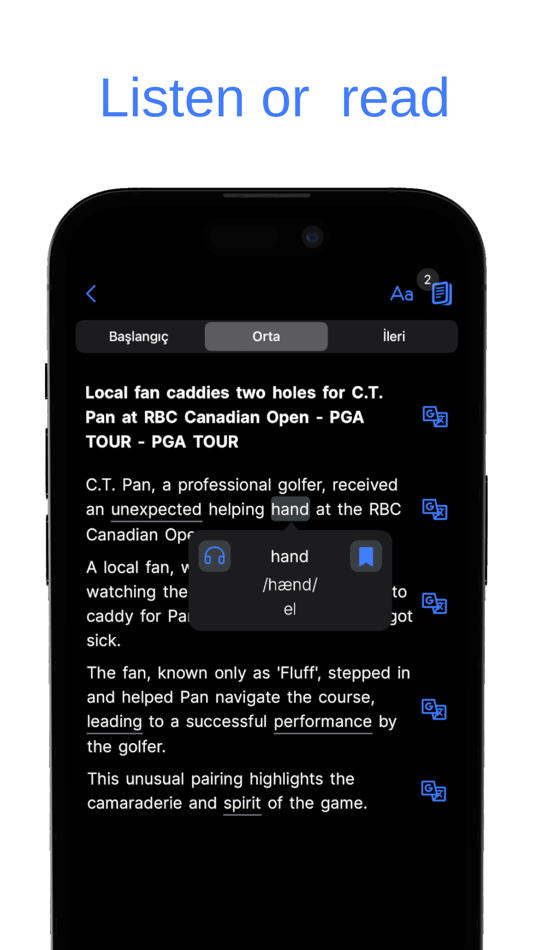 #3. Learn English by Reading (iOS) Podle: Selcuk Ozdemir