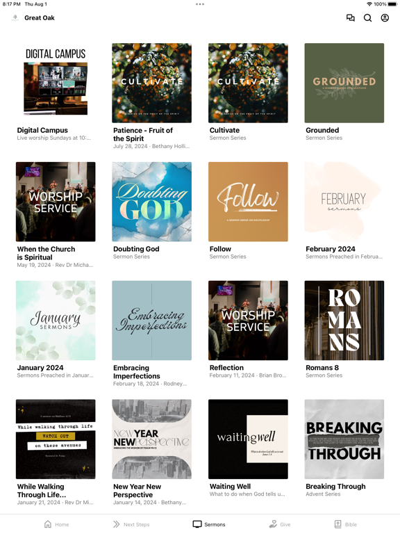 Screenshot #6 pour Great Oak Church